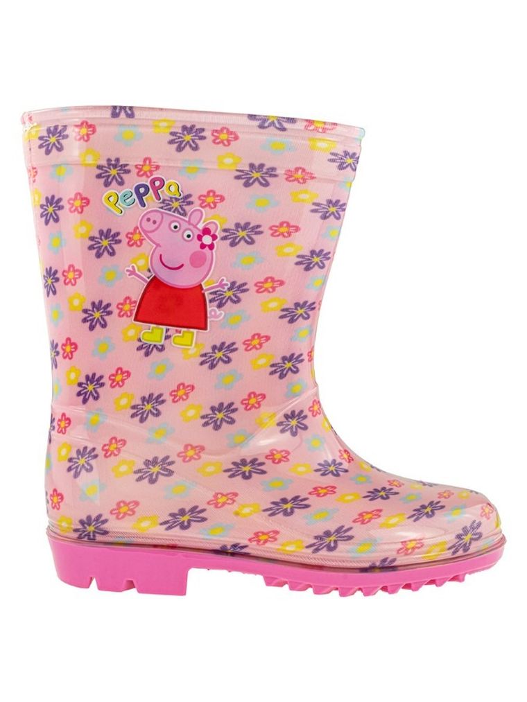 Kalosze dziewczęce, różowe, Świnka Peppa, Leomil