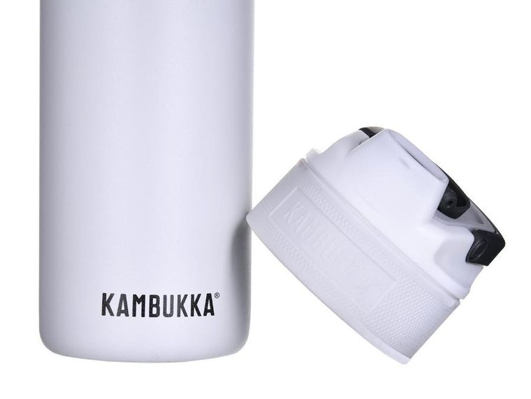 Kambukka, Elton Insulated, butelka termiczna, Chalk White, 600 ml