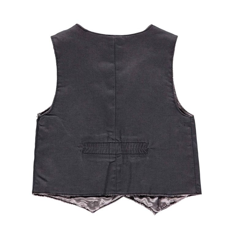 Kamizelka chłopięca, szara, Kanz