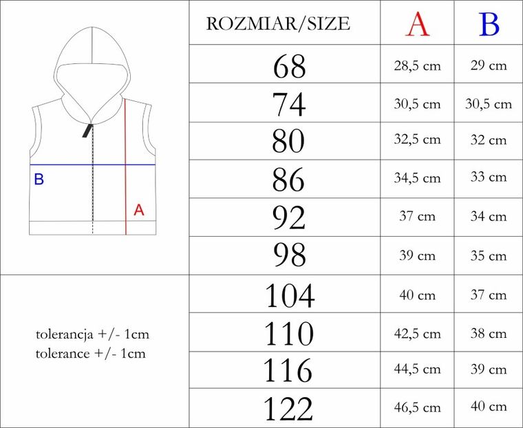 Kamizelka chłopięca z kapturem, mix, Nicol