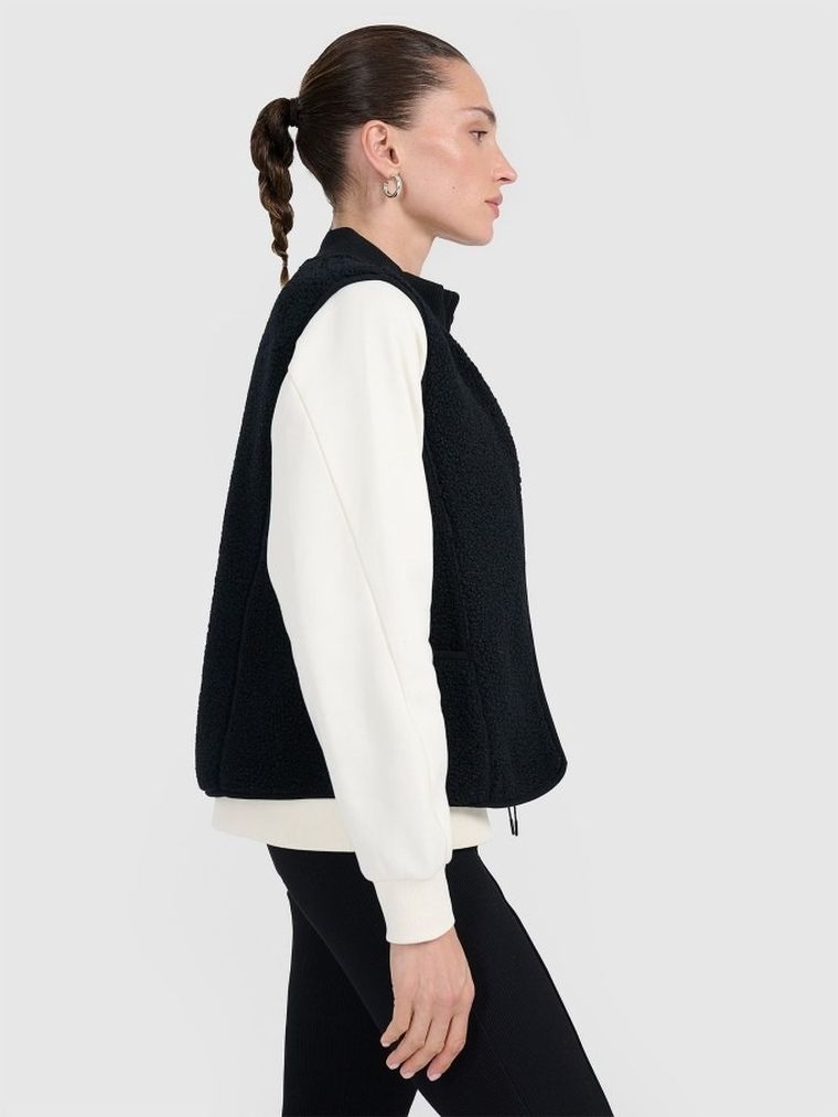 Kamizelka damska, czarna, 4F