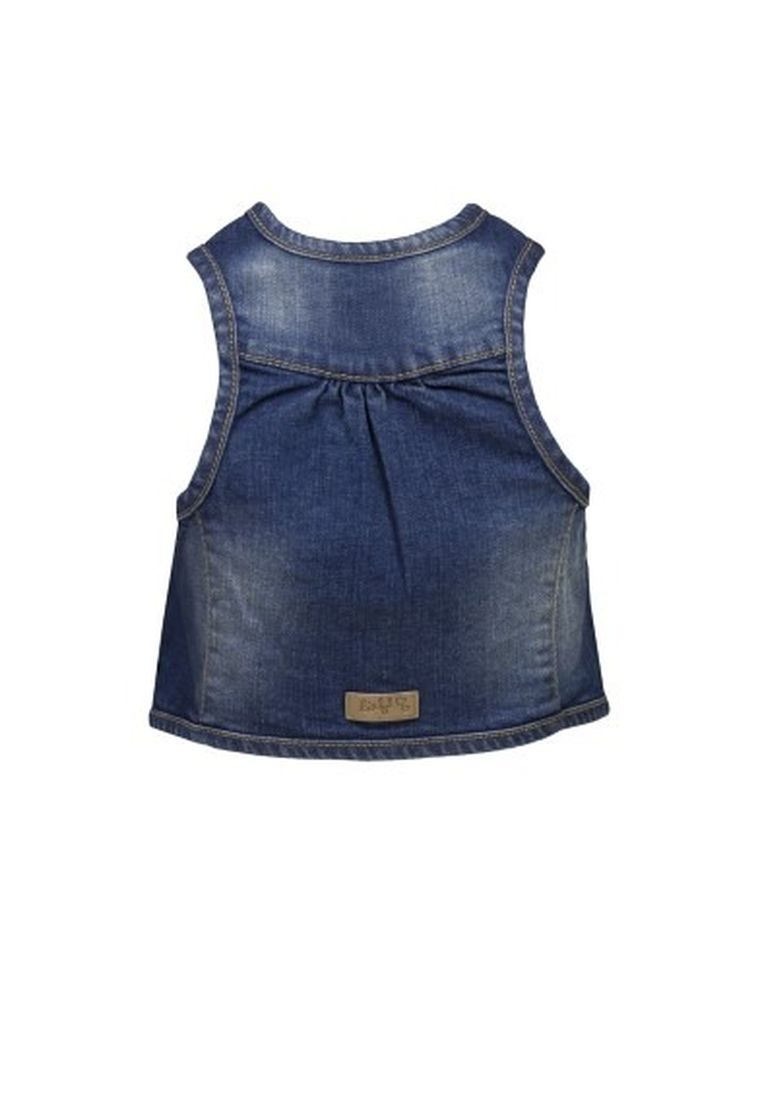 Kamizelka jeansowa dziewczęca, denim, Lief