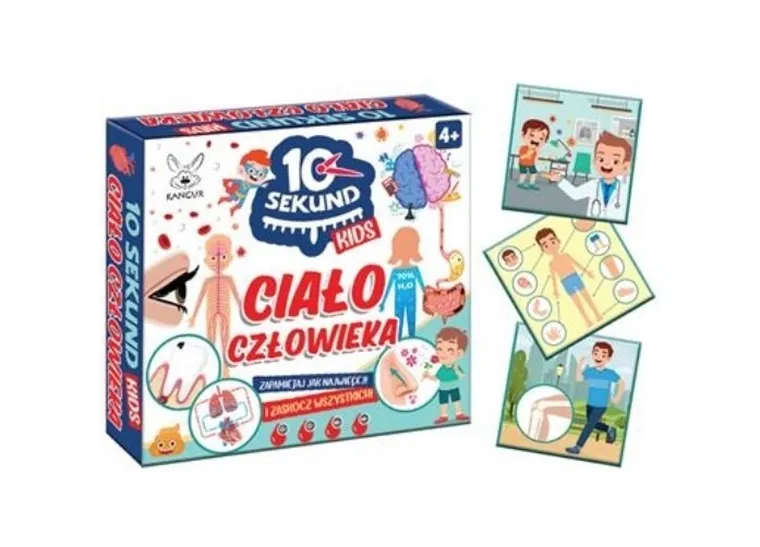 Kangur, 10 Sekund Kids, Ciało Człowieka, gra edukacyjna