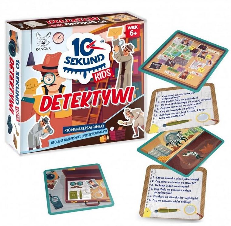 Kangur, 10 Sekund Kids, Detektywi, gra edukacyjna