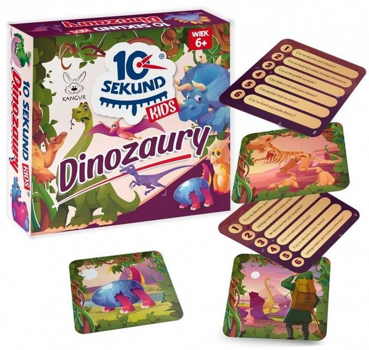 Kangur, 10 Sekund Kids, Dinozaury, gra edukacyjna