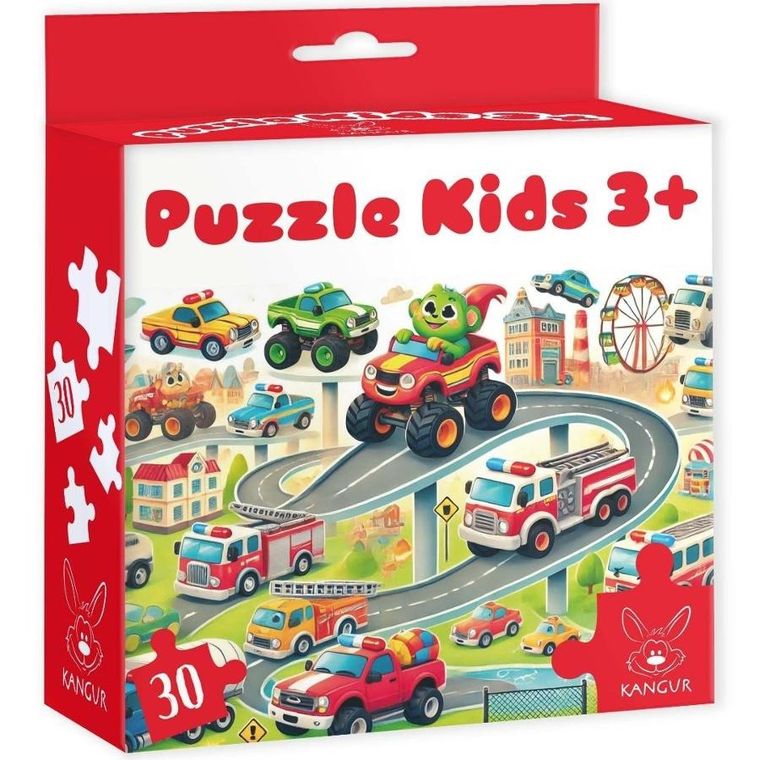 Kangur, Auta, puzzle, 30 elementów