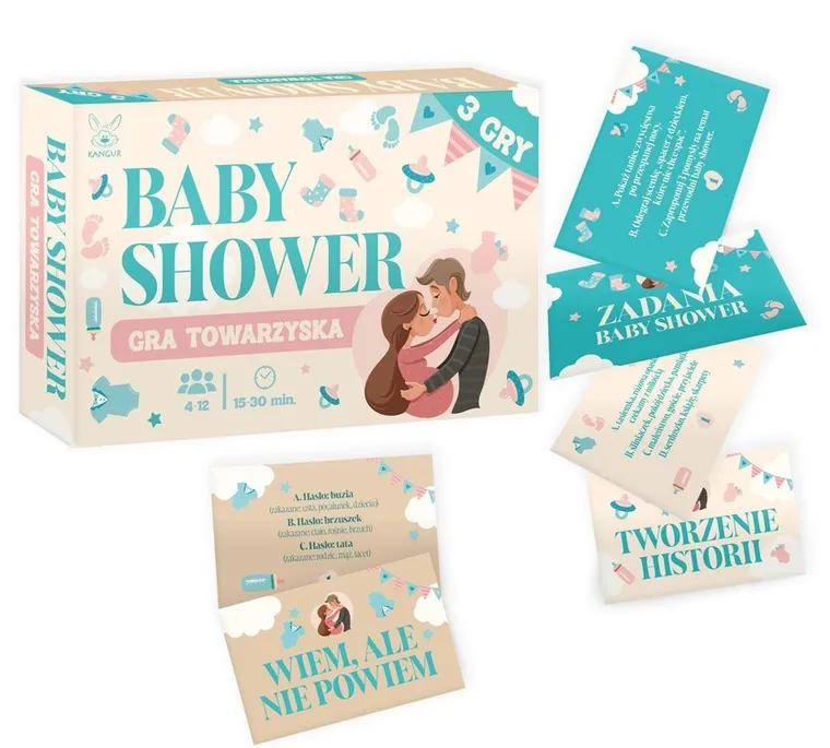 Kangur, Baby Shower, gra towarzyska