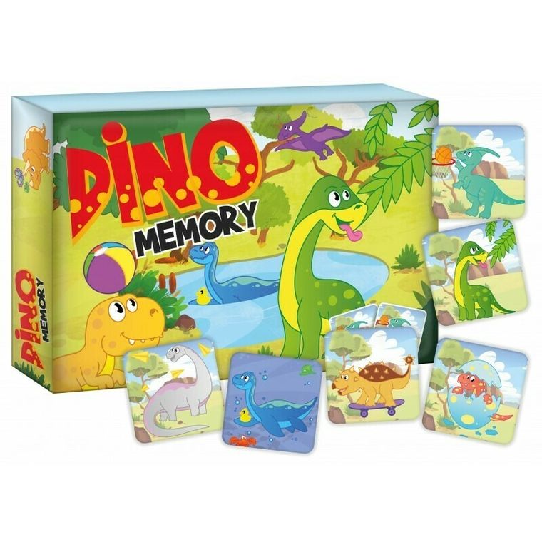 Kangur, Dino, memory, gra edukacyjna