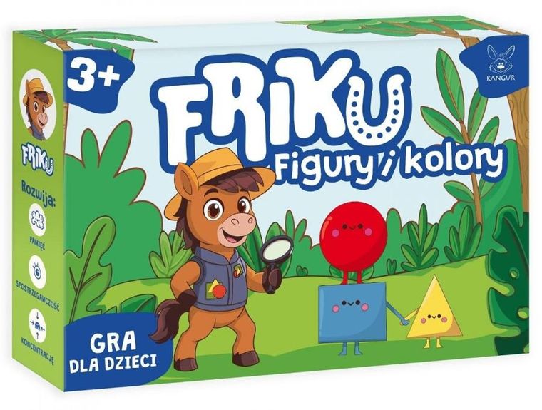 Kangur, Friku, Figury i Kolory, gra edukacyjna