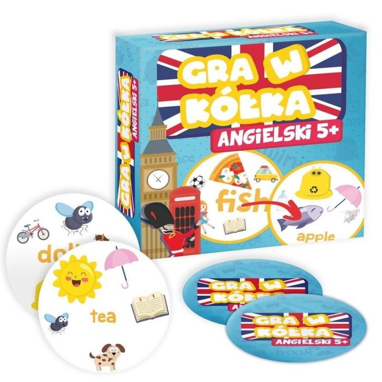 Kangur, Gra w Kółka, Angielski 5+, gra familijna