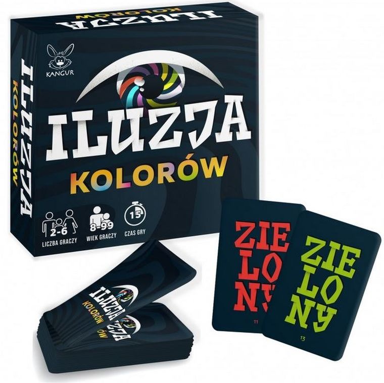 Kangur, Iluzja kolorów, gra towarzyska
