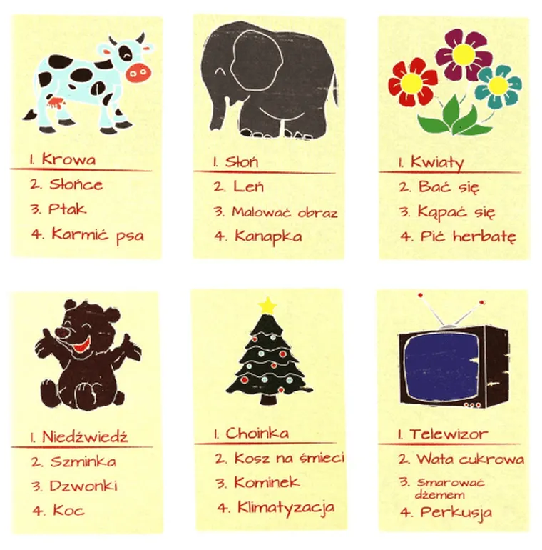 Kangur, kalambury dla dzieci, gra familijna