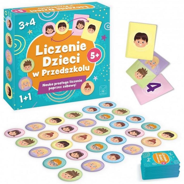 Kangur, Liczenie dzieci w przedszkolu, gra edukacyjna