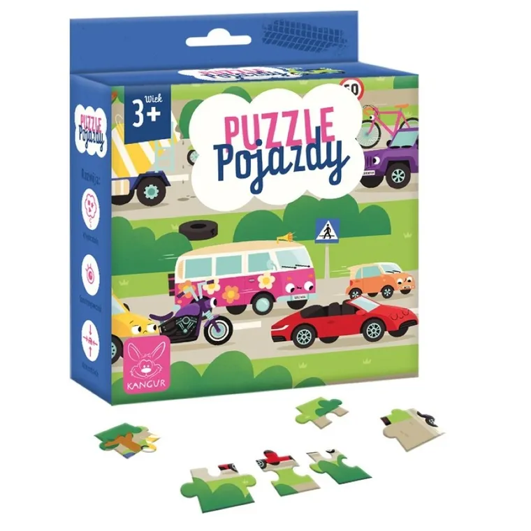 Kangur, Pojazdy, puzzle, 30 elementów