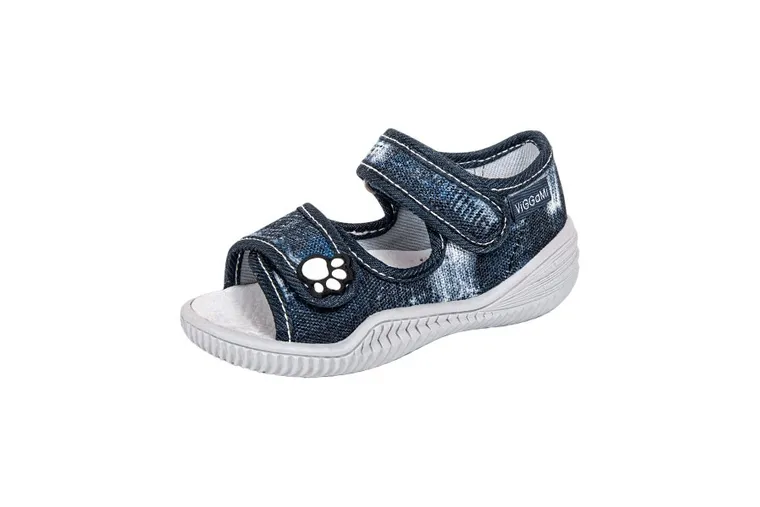 Kapcie chłopięce, granatowe, Janek, Vi-GGa-Mi