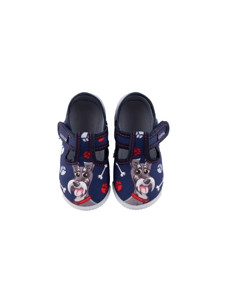 Kapcie chłopięce, granatowe, Vi-GGa-Mi