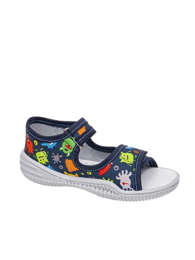 Kapcie chłopięce, granatowe, Vi-GGa-Mi