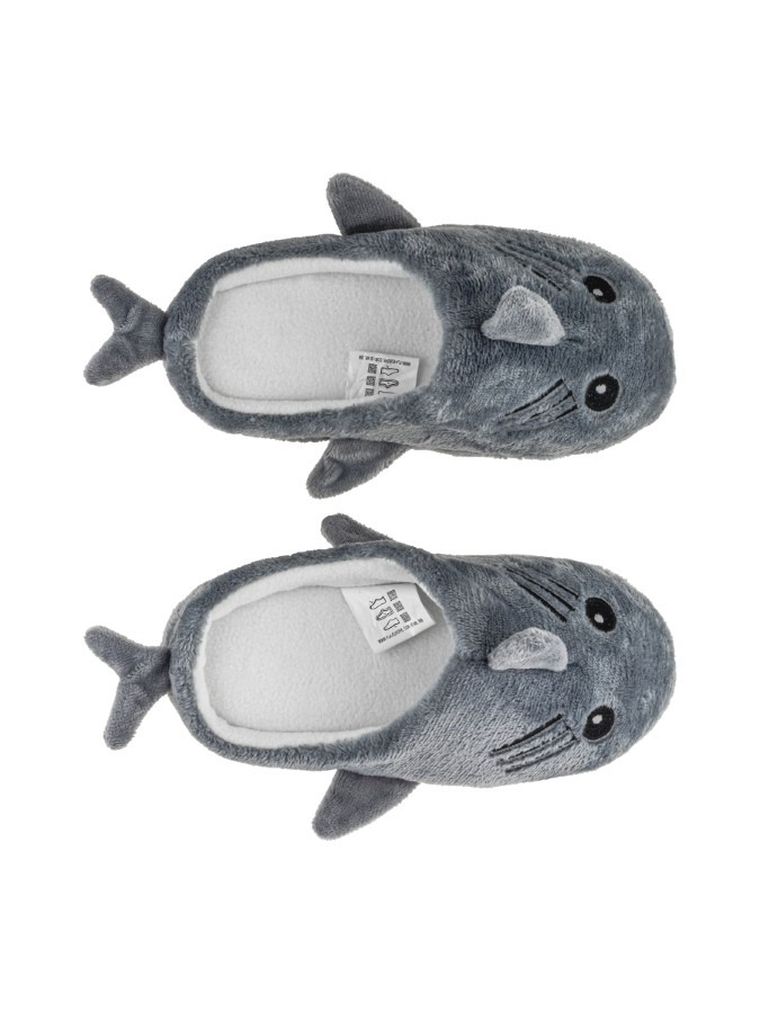 Kapcie chłopięce, szare, BBS Shoes