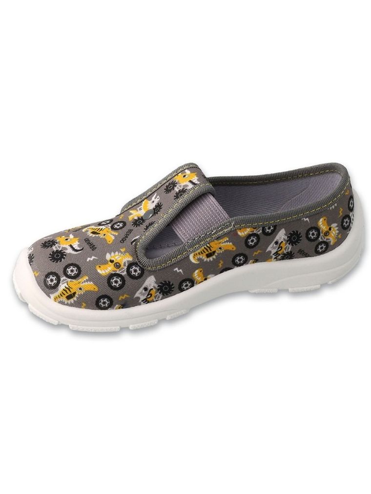 Kapcie chłopięce, szare, Befado