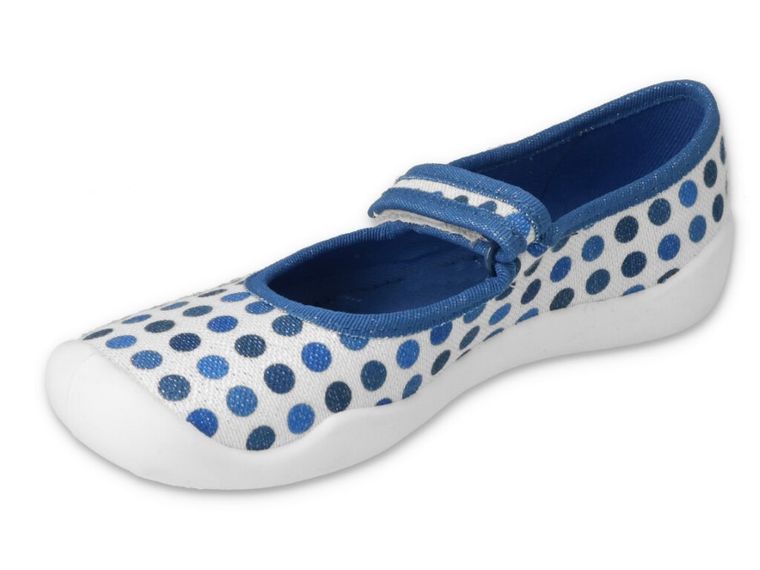 Kapcie dziewczęce, białe, Befado