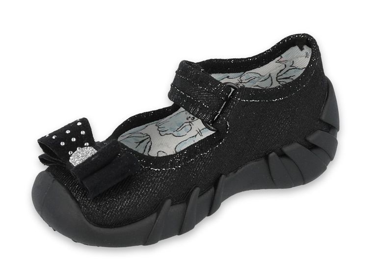 Kapcie dziewczęce, czarne, Befado