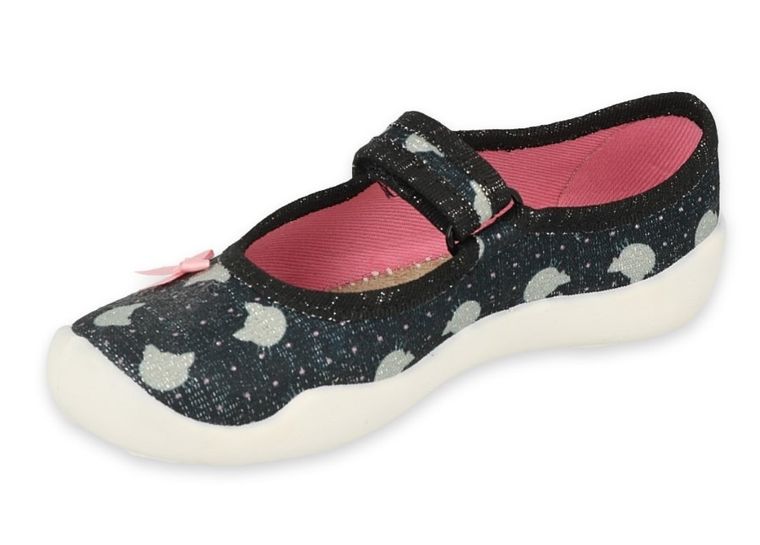 Kapcie dziewczęce, czarne, Befado