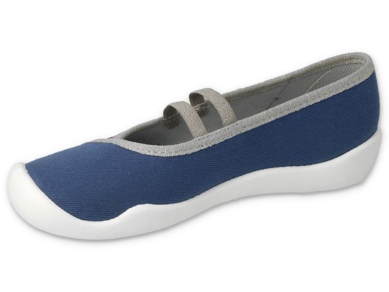 Kapcie dziewczęce, granatowe, Befado