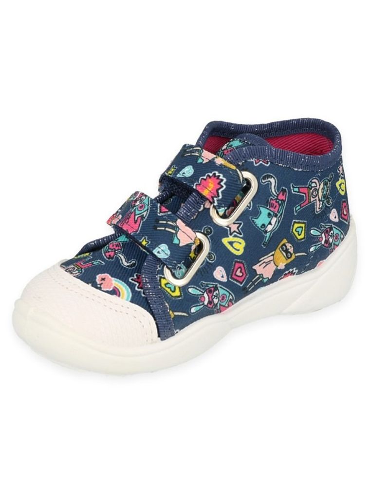 Kapcie dziewczęce, granatowe, Befado