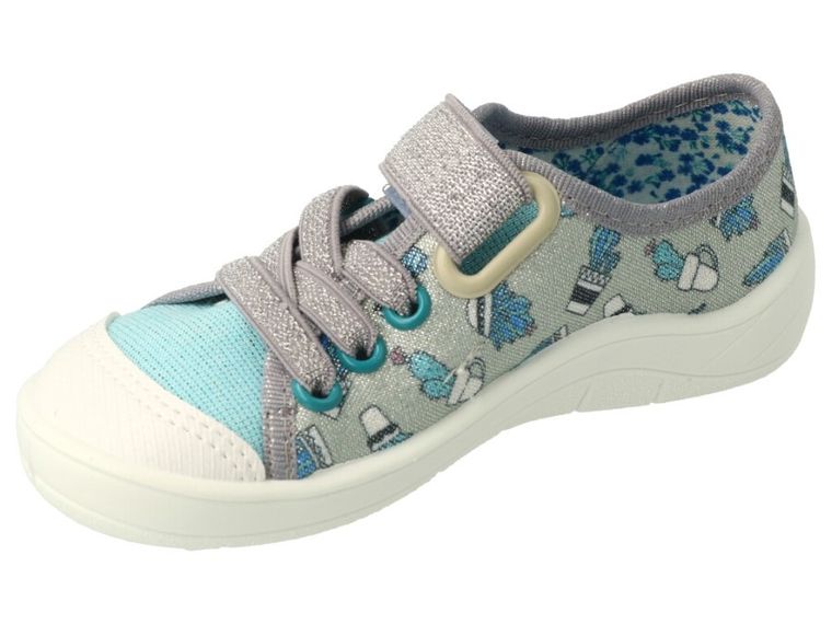 Kapcie dziewczęce, niebieskie, Befado