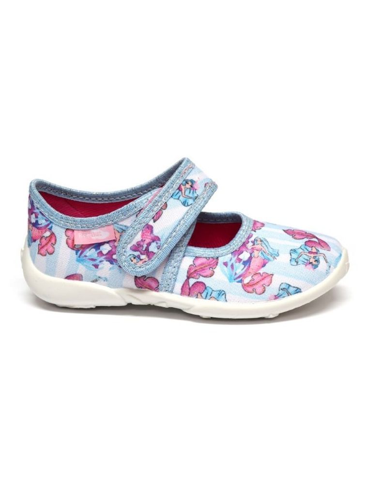 Kapcie dziewczęce, niebieskie, RenBut