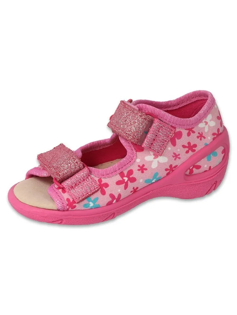 Kapcie dziewczęce, różowe, Befado