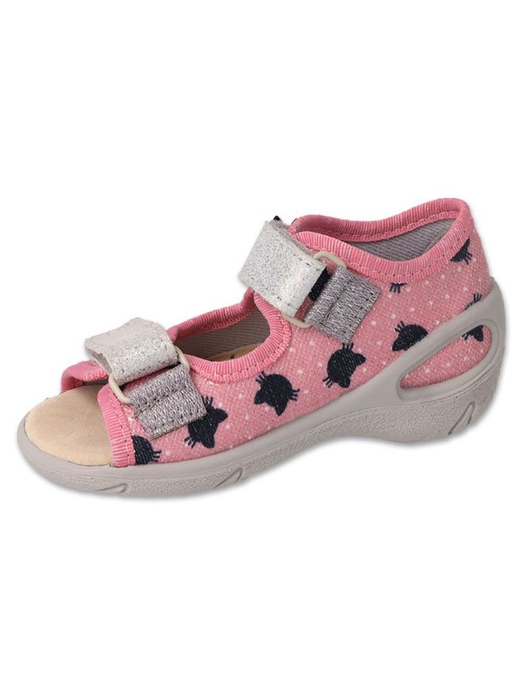 Kapcie dziewczęce, różowe, Befado