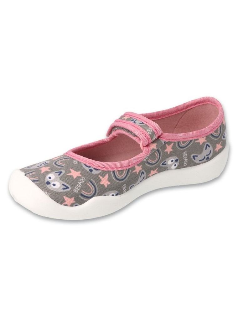 Kapcie dziewczęce, szare, Befado