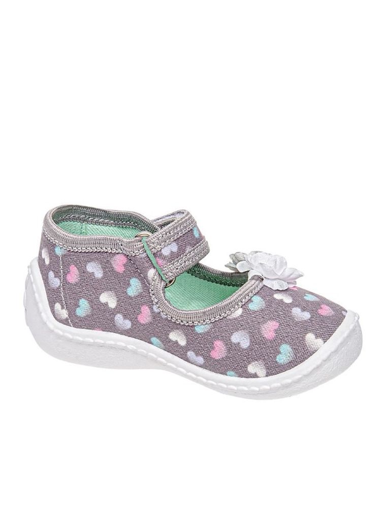 Kapcie dziewczęce, szare, Vi-GGa-Mi