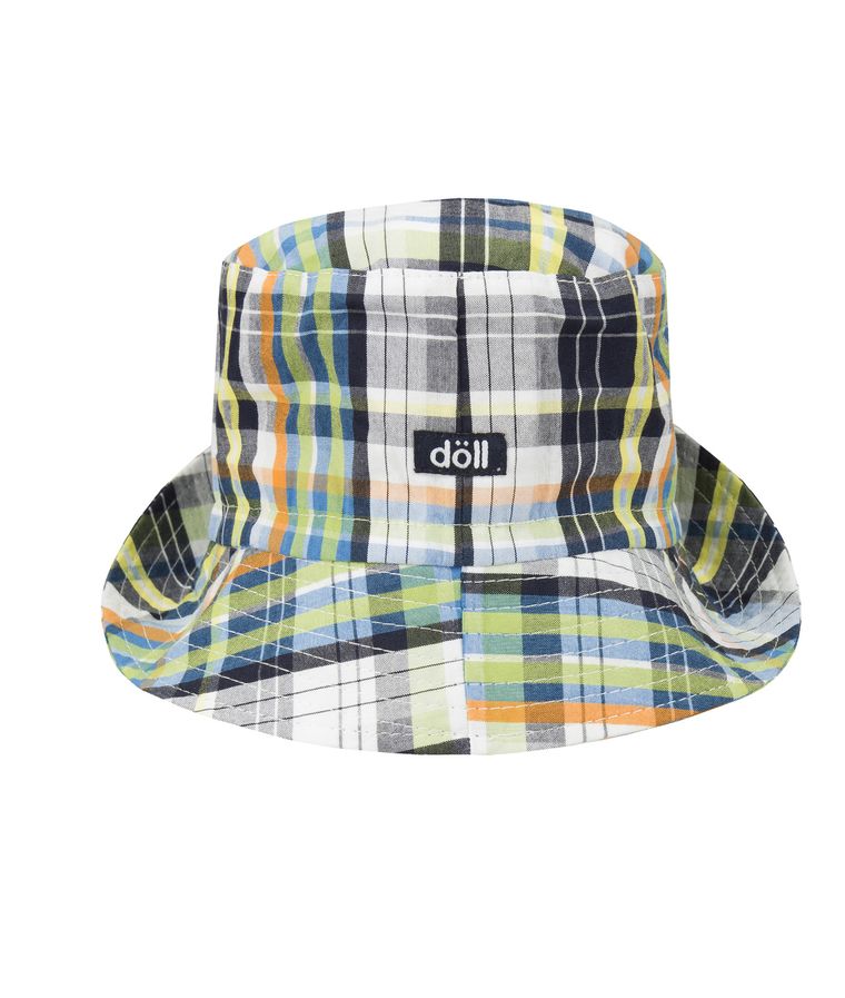 Kapelusz chłopięcy, mix, kratka, Döll