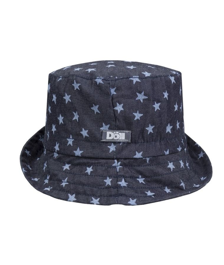 Kapelusz dziecięcy, granatowy, gwiazdki, Döll