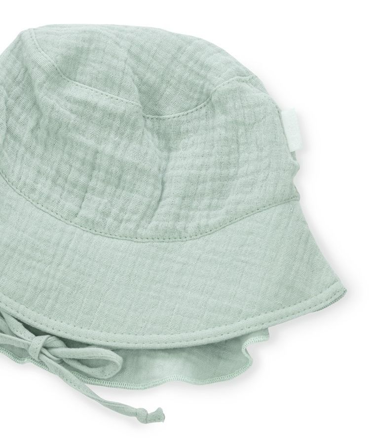 Kapelusz dziecięcy safari, wiązany, zielony, Iltom