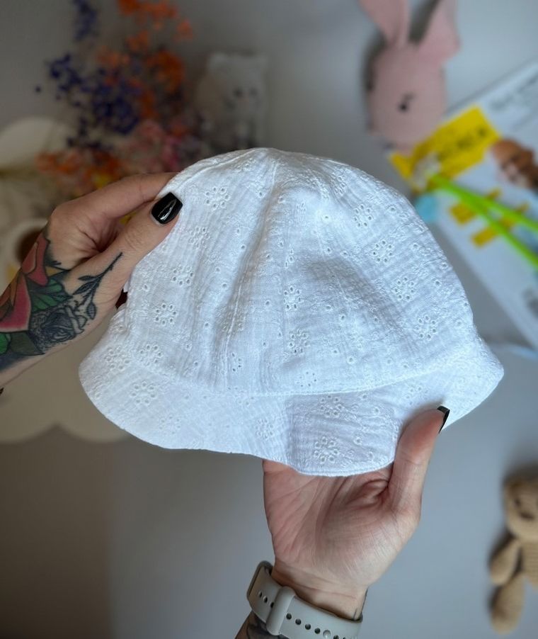 Kapelusz dziewczęcy, biały, Iltom