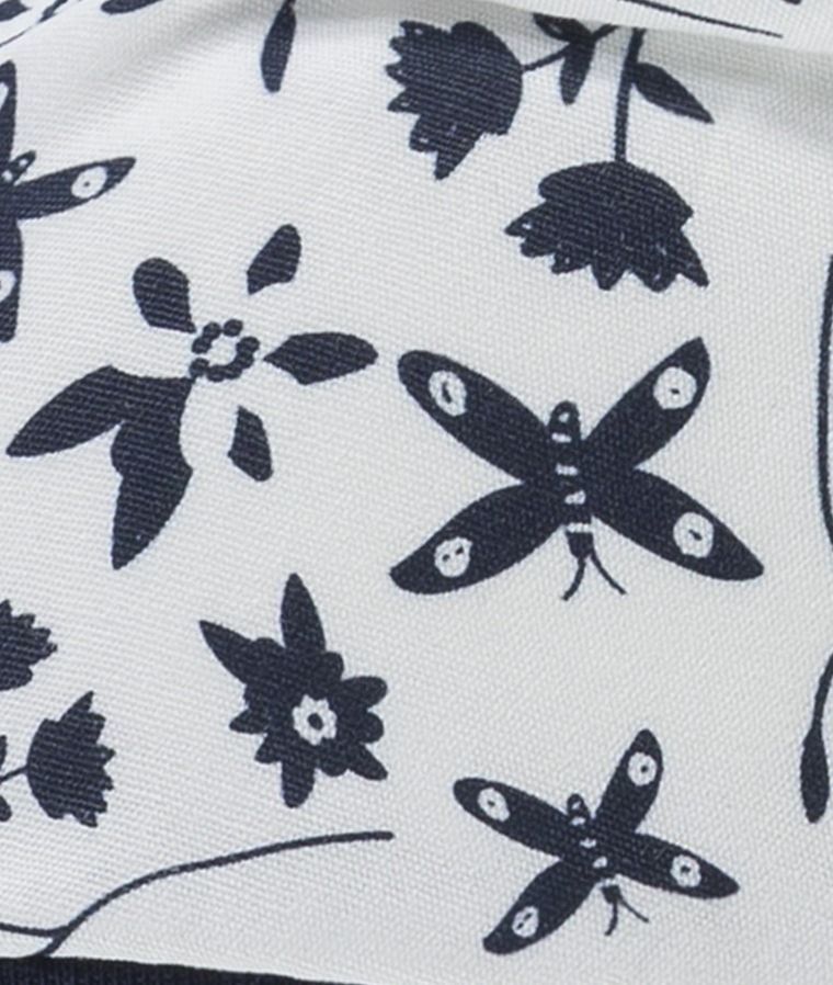 Kapelusz dziewczęcy, biały, motyle, Döll