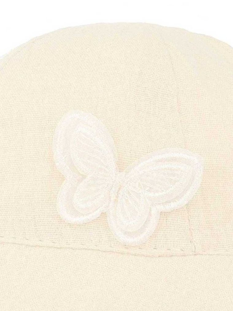 Kapelusz dziewczęcy, ecru, Ambra