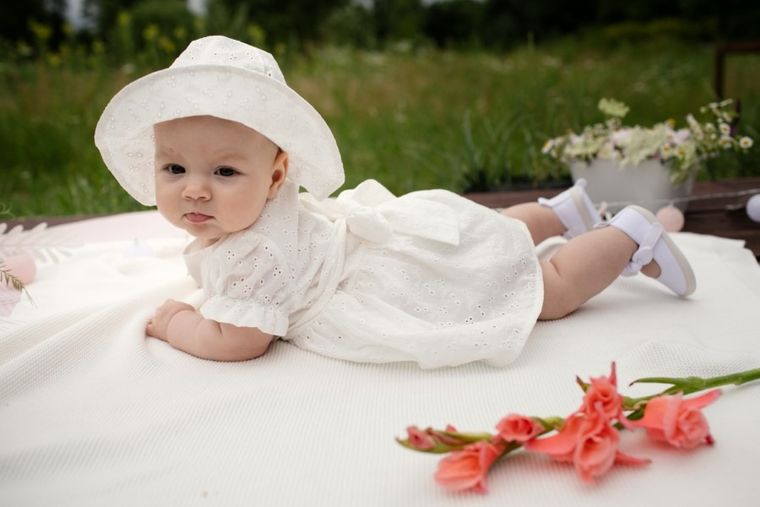 Kapelusz dziewczęcy, ecru, Charlotte, Pinokio