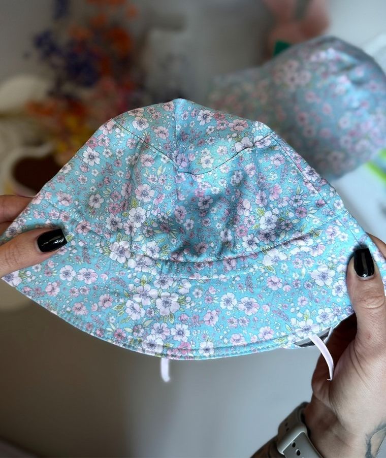 Kapelusz dziewczęcy, niebieski, Iltom