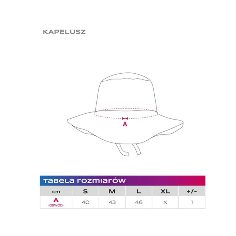 Kapelusz dziewczęcy, wiązany, różowy, Eevi