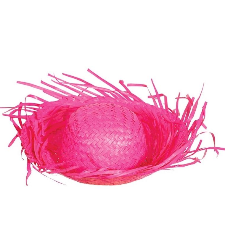 Kapelusz hawajski, różowy