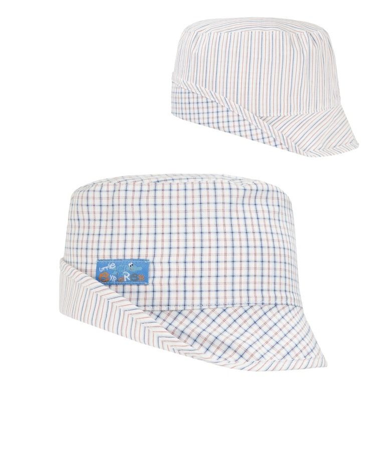 Kapelusz niemowlęcy, biały, dwustronny, Döll