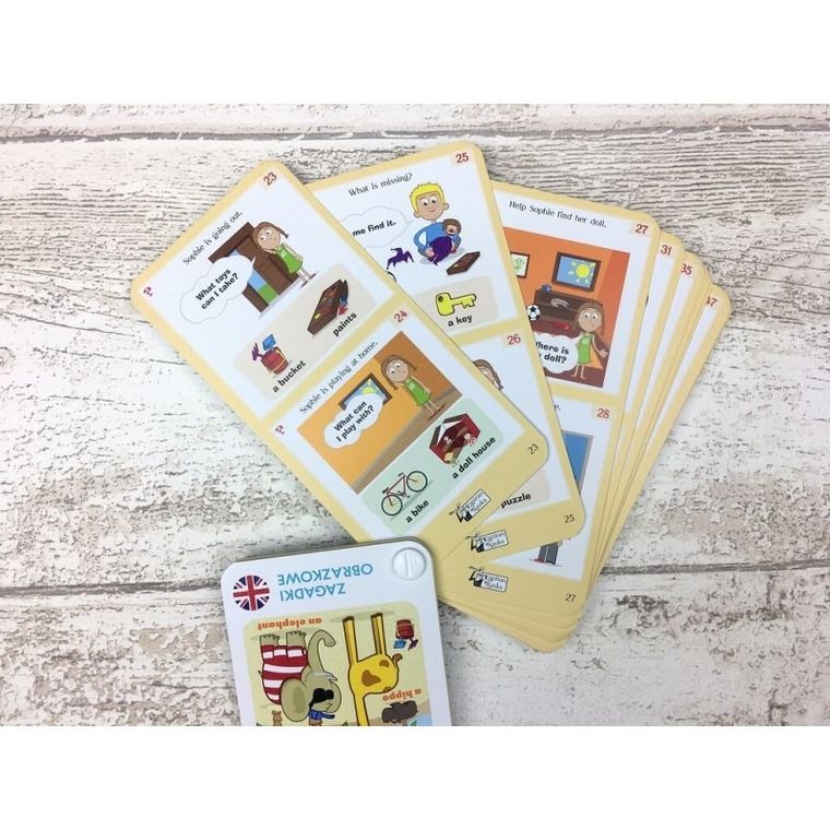 Kapitan Nauka. Angielski 4-6 lat. Zagadki obrazkowe