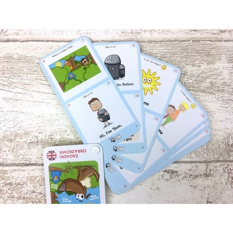 Kapitan Nauka. Angielski w zagadkach 3-5 lat. Zagadki obrazkowe