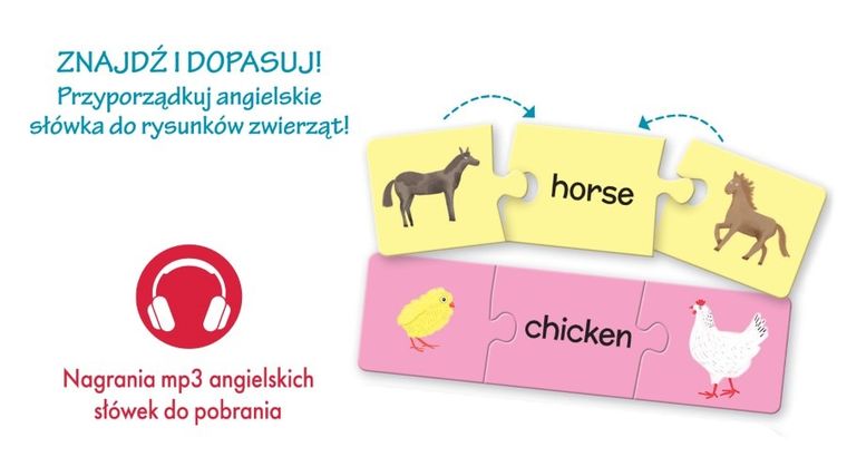 Kapitan Nauka. Angielski. Zwierzęta 1-3 lata