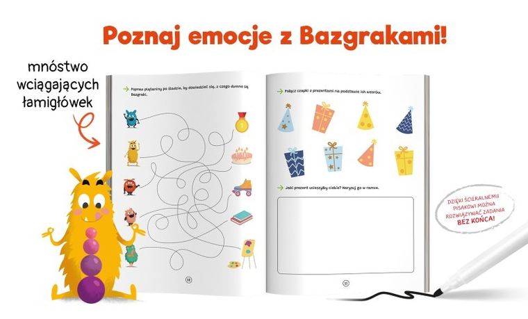 Kapitan Nauka. Bazgraki. Emocje 3-6 lat