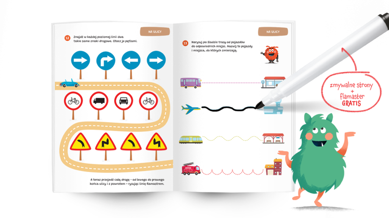 Kapitan Nauka. Bazgraki i zabawy 3-latków